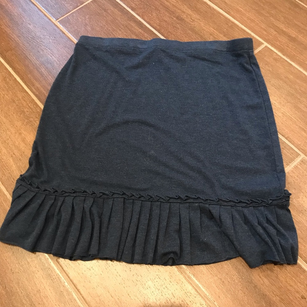 Navy cotton skirt